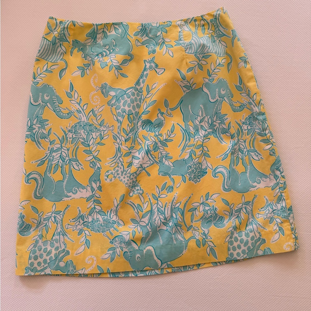 Lilly Pulitzer skirt.